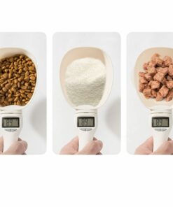 Alternative view of Pet Food Measuring Spoon With LCD Display